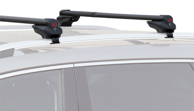 G3 S.P.A. 61.300 Black Universal Roof Bars, Set of 2