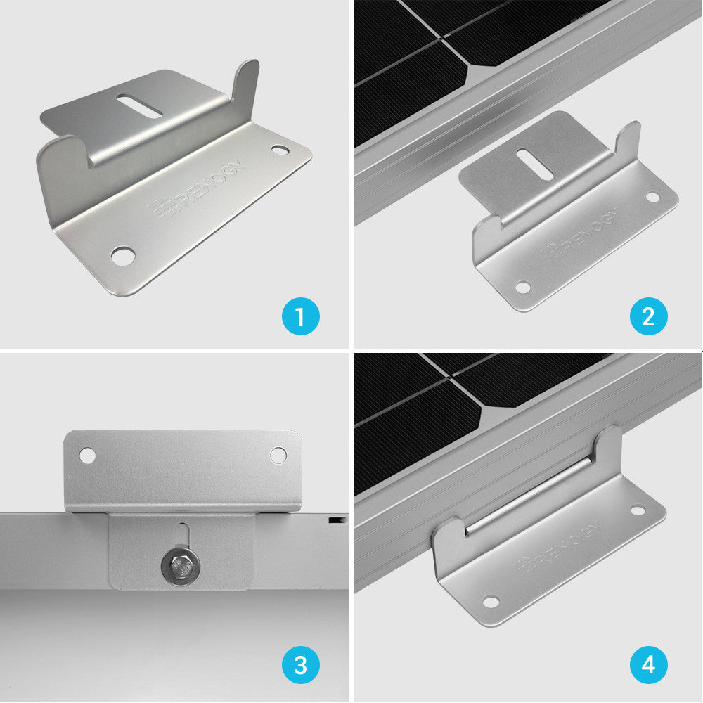 Renogy Rng-mts-zb-g1-us Solar Panel Mounting Kit (0021360)