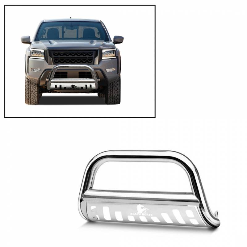 Black Horse Offroad CBS-C6502SP Bull Bar with skid plate - image 1