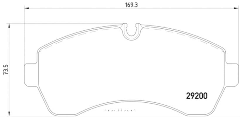 Hella Pagid 355005531 Low-Metallic Disc Brake Pad Set