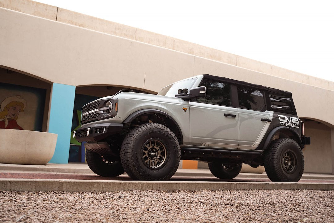 DV8 Offroad SRBR-02 OE Plus Bronco Round Step Bars