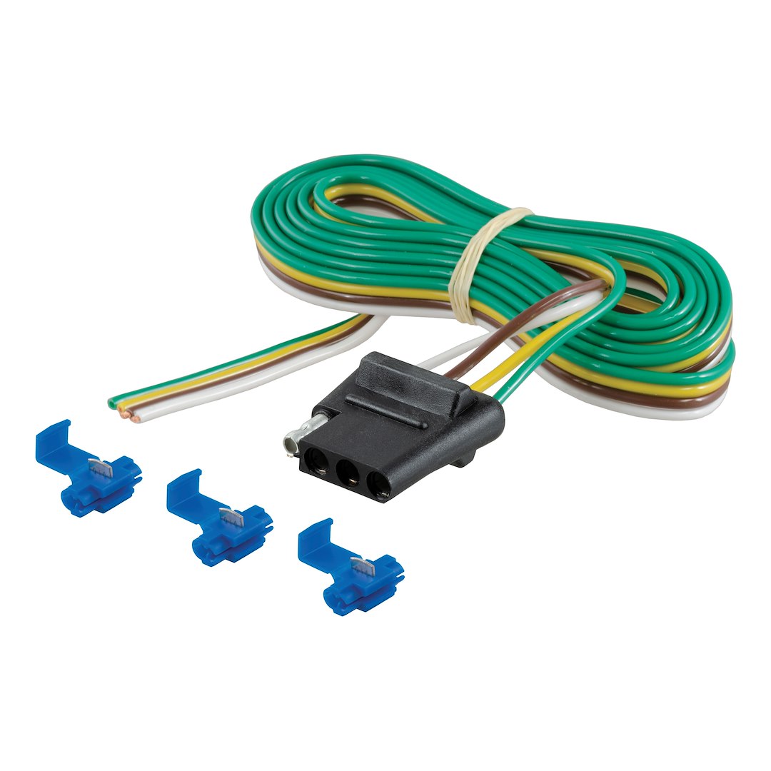 CURT Fully Universal 4 Flat Trailer Wiring Connector (58044)