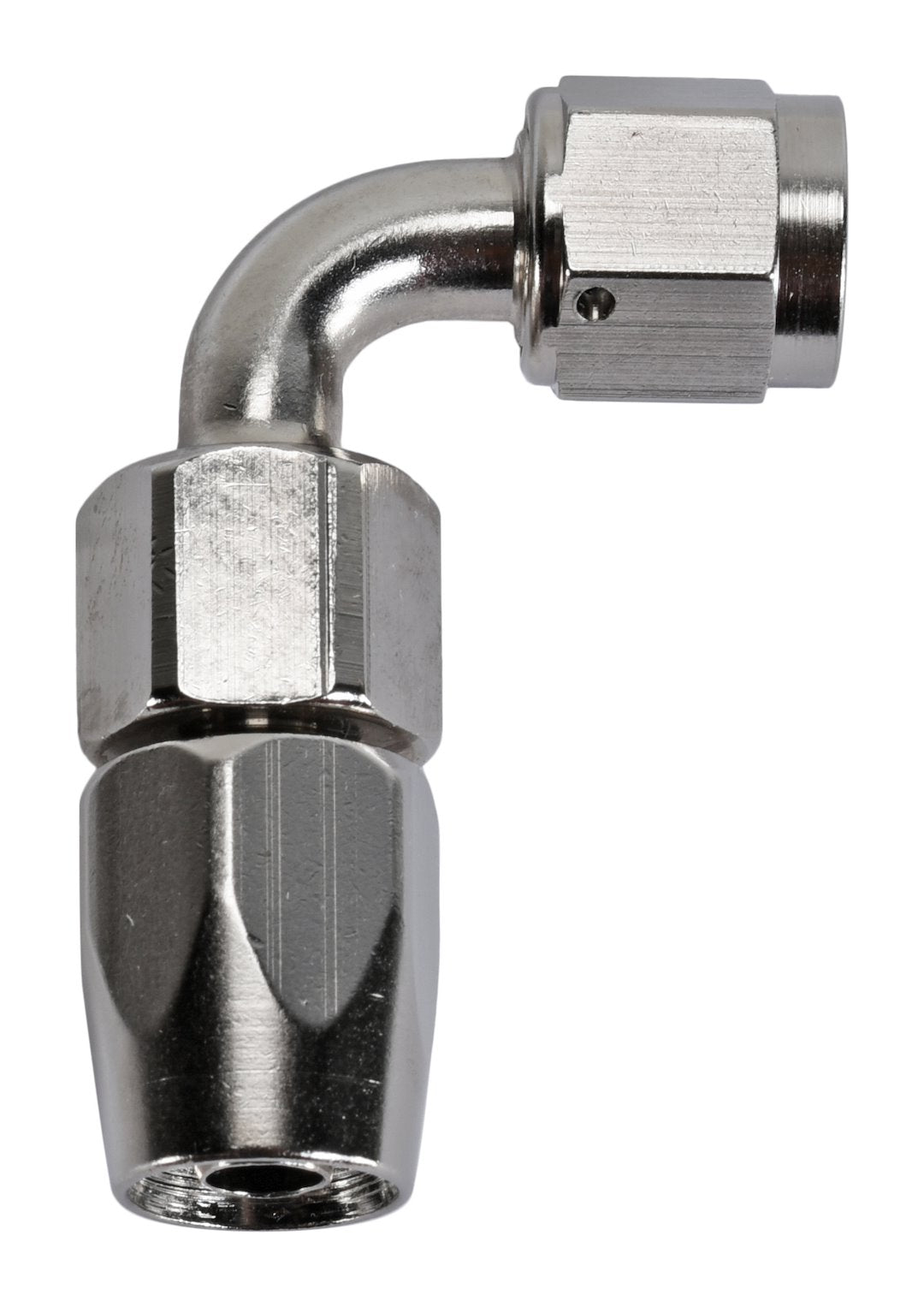SpeedFX 510690E Nickel 90-Degree -6 AN Hose End
