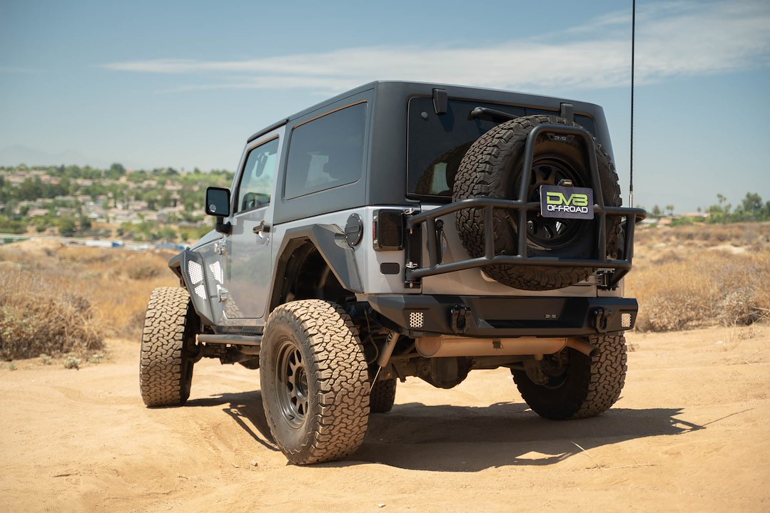 DV8 Offroad TCJK-14 Wrangler JK Spare-Tire Carrier