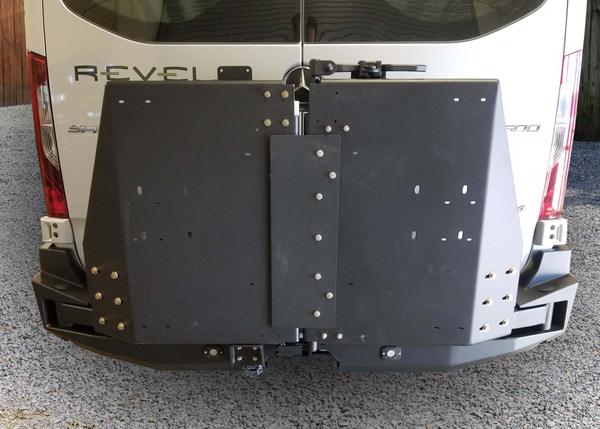 Backwoods Adventure Mods BWMS3S-203ZZVVB Rear Swing-Out Bumper - image 3