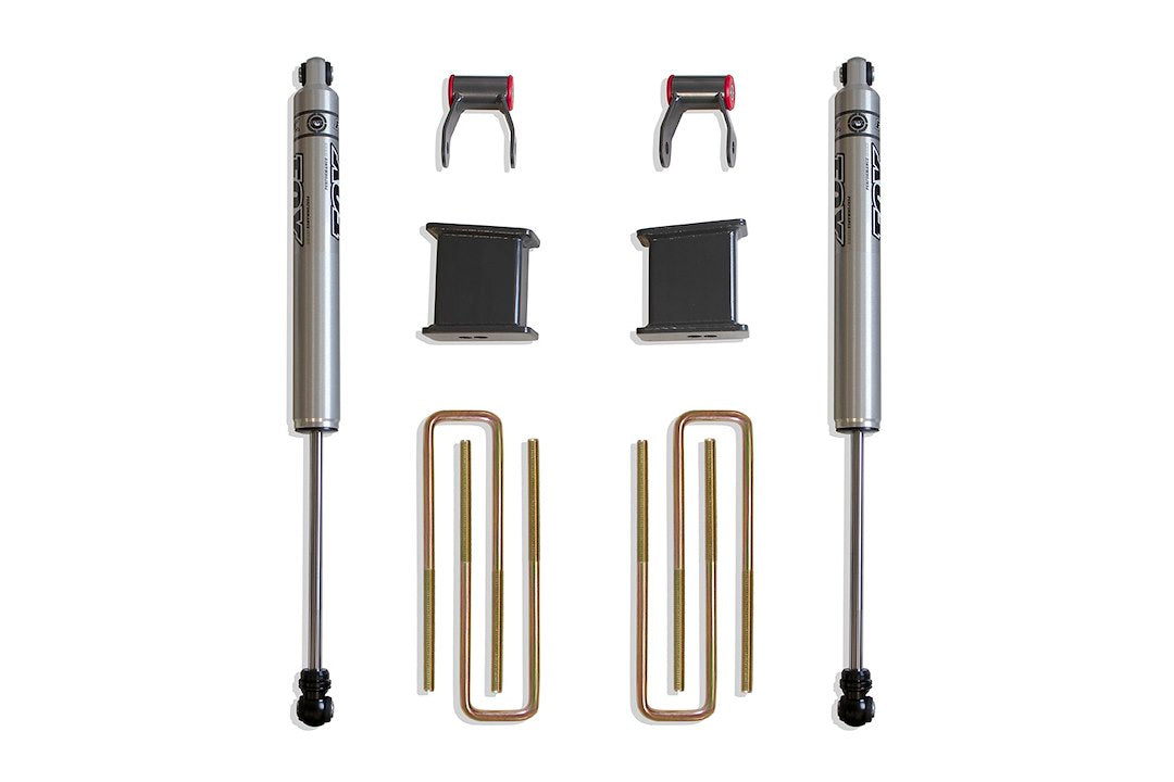MaxTrac 901355F 4-Inch Cast-Iron Block Kit with FOX Shocks
