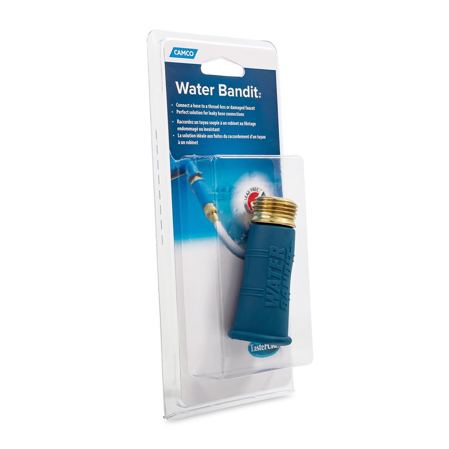Camco Fresh Water Hose Connector (22484) – Material: Plastic/ Brass