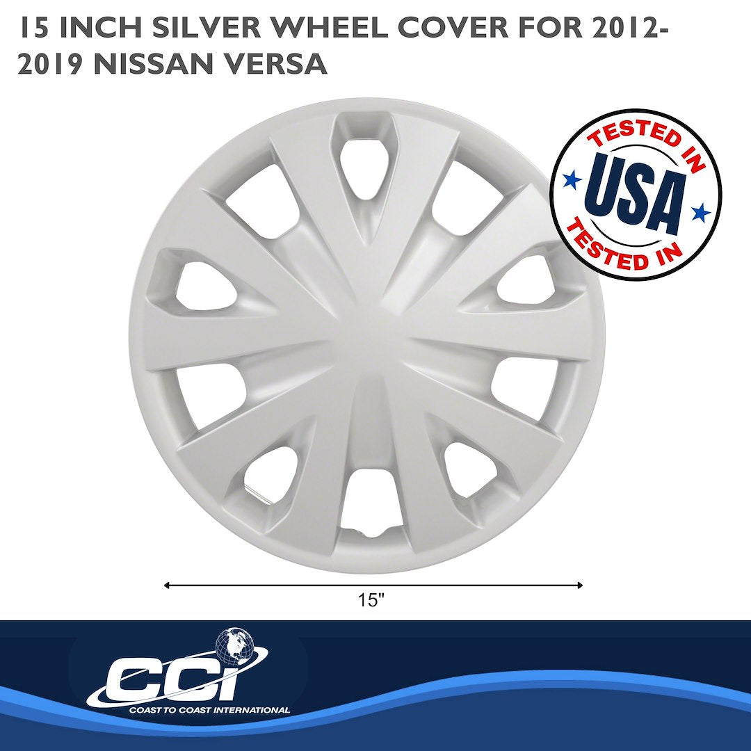 Coast To Coast 49615S Versa Silver Split-Spoke Covers - image 2