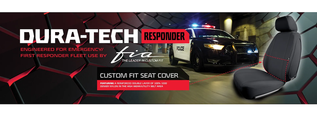 Fia DTR734D Black Dura-Tech Responder Front Bucket Cover