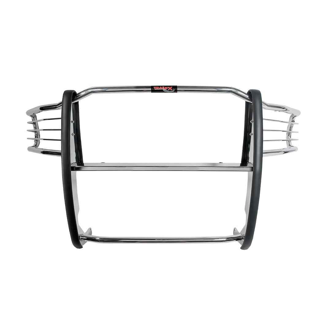 TrailFX E0011S Stainless Steel Grille Guard with Brush Guards