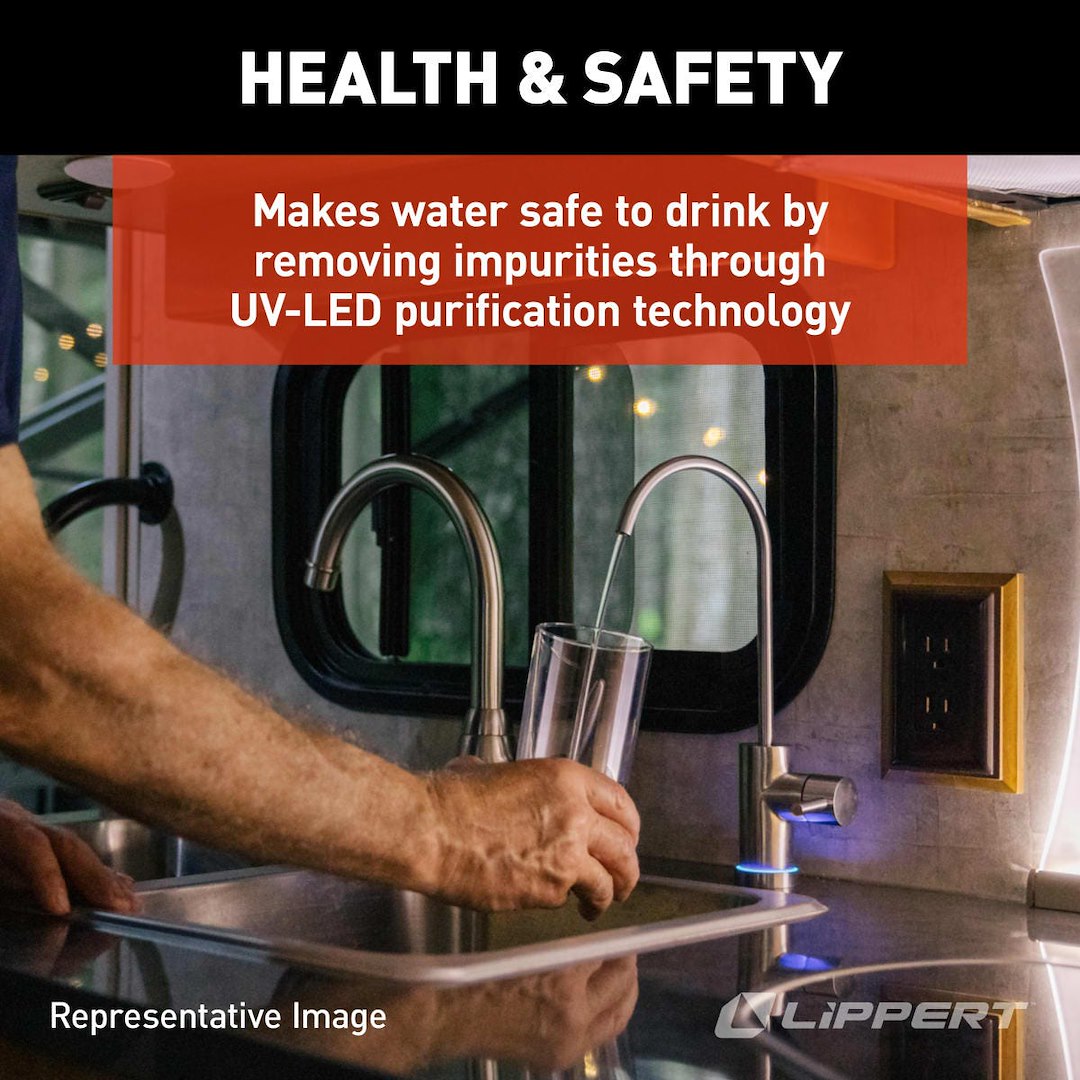 Lippert 2022071772 Under-Sink UV-LED RV Water Purification System