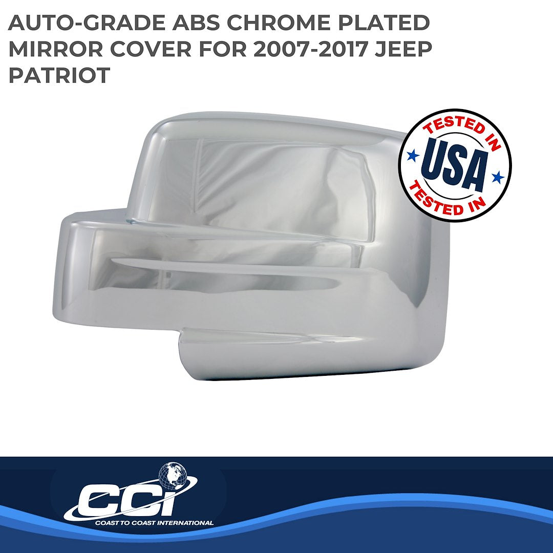 Coast To Coast MC67424 Patriot Chrome Mirror Cover Pair - image 2