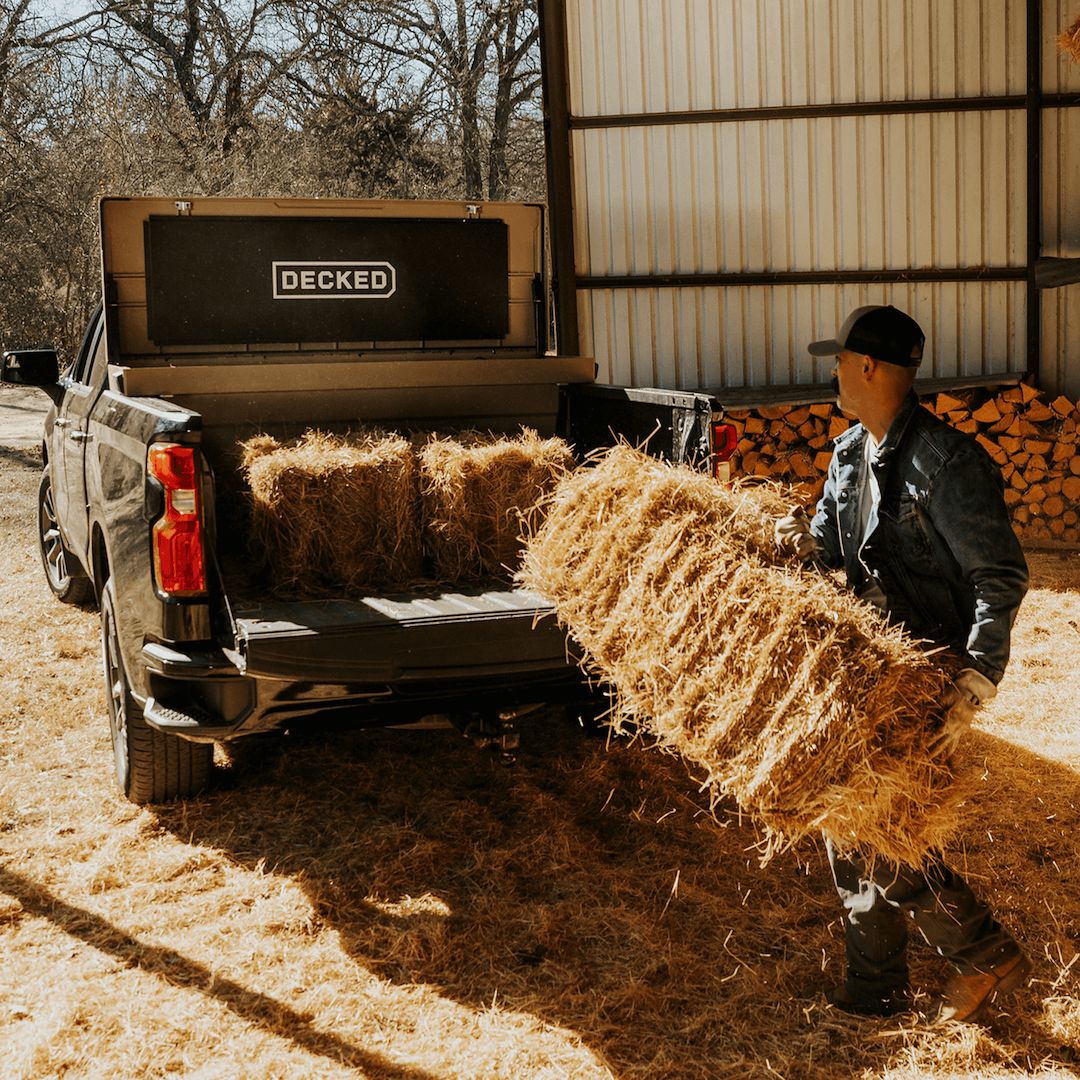 Decked Dtb2-Tan Tool Box 2.0 Tan 10.7-Cu-Ft Crossover Box