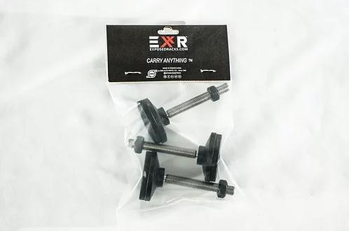 Exposed Racks 8-00-9916 2.5-Inch Stainless Roof Rack Feet, 3