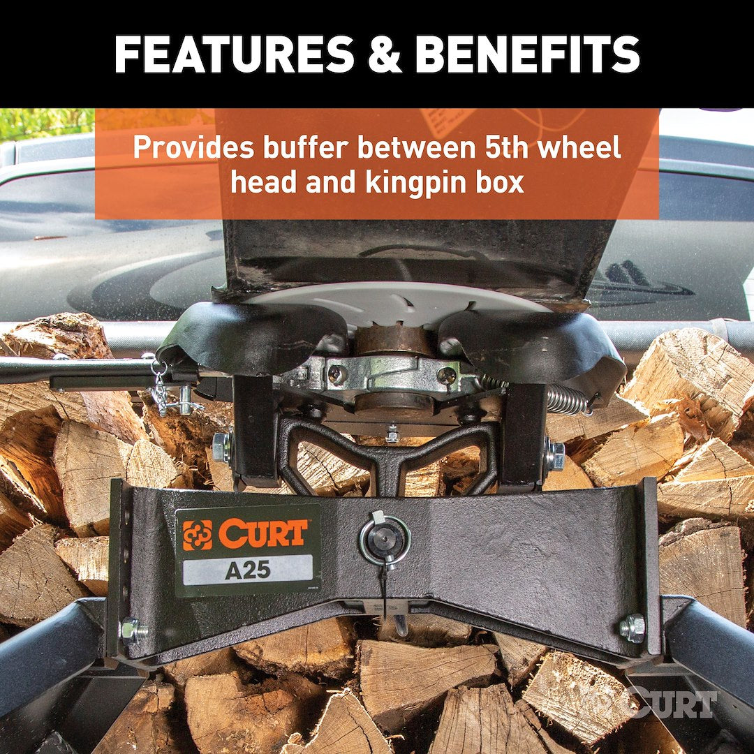 CURT Fifth Wheel Trailer Hitch Lube Disc (16722) – Size: 12 Inch