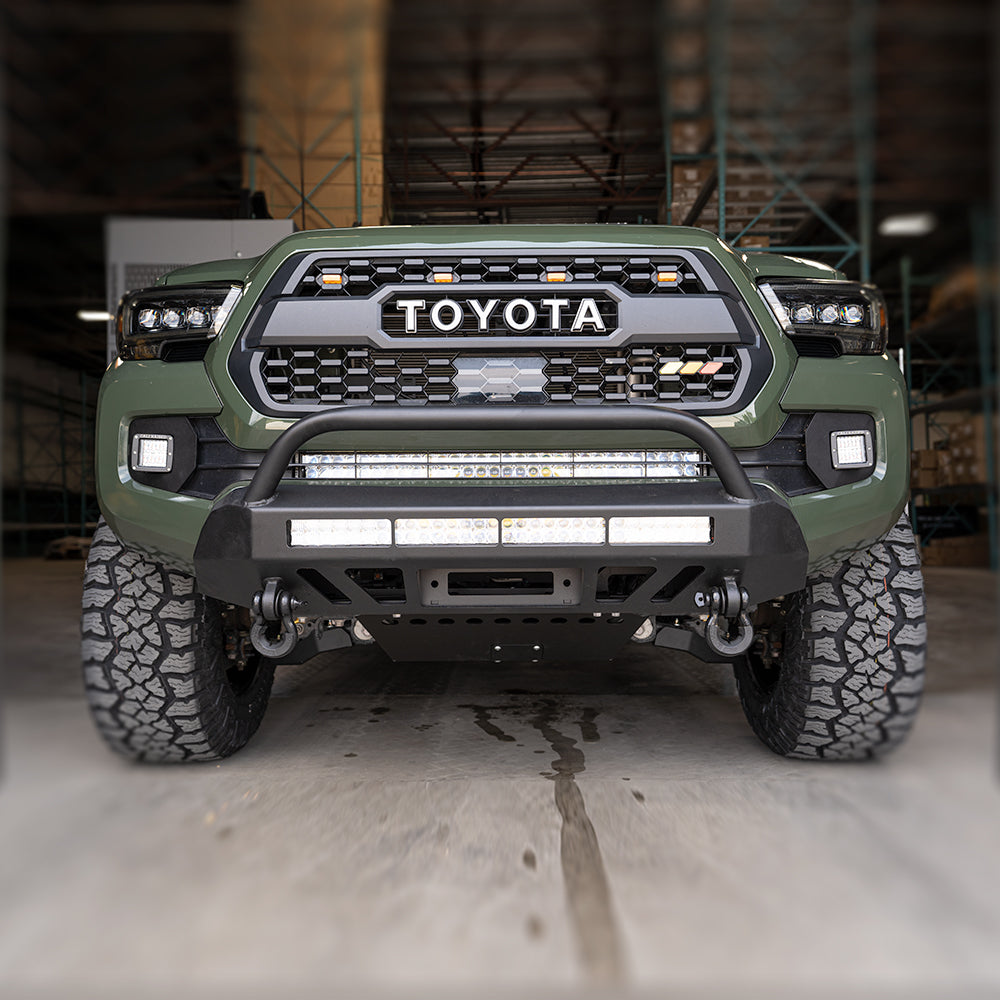 Cali Raised LED CR3210 Black Steel Tacoma Stealth Bumper - image 6