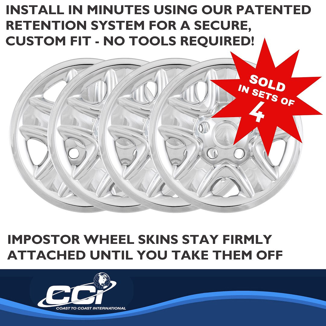 Coast To Coast IMP77XN 18-Inch Chrome Tundra Wheel Skins - image 5