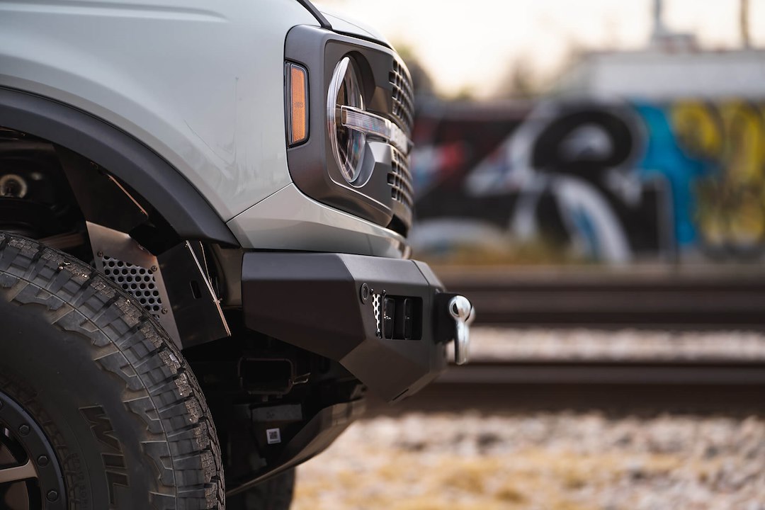 DV8 Offroad FBBR-03 Modular Steel Bronco Bumper