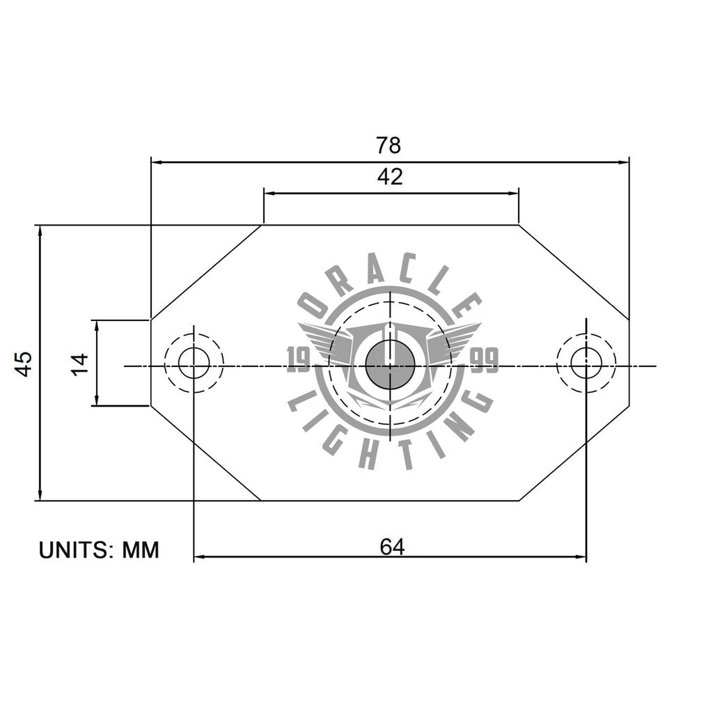 Oracle Lighting 5848-504 Magnetic Rock Light Mount Kit