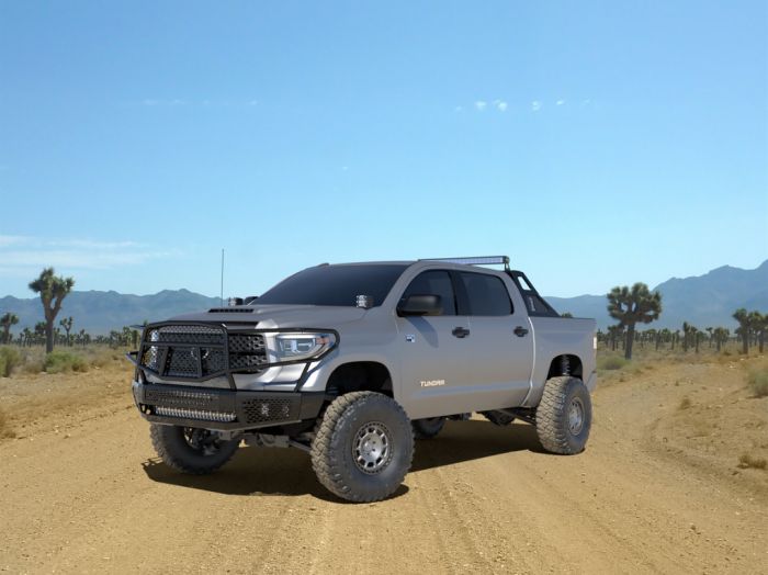 Ranch Hand MFT14HBM1 Midnight Bumper with Grille Guard