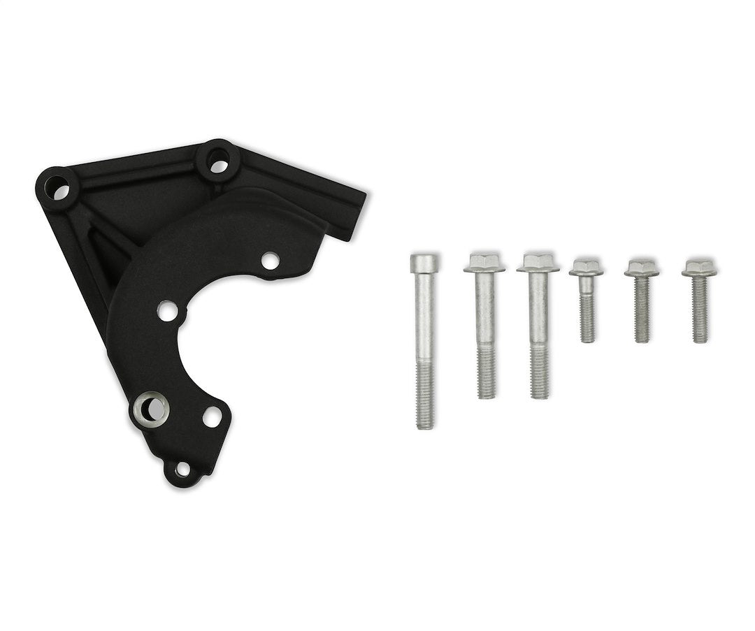 Holley 20-165bk Black LS/LSA Power Steering Pump Bracket