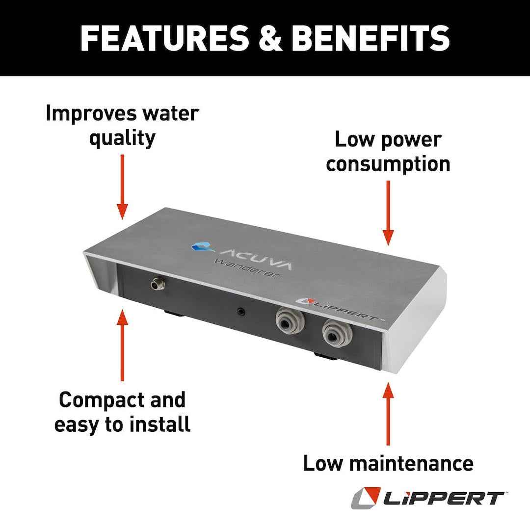 Lippert 2022071772 Under-Sink UV-LED RV Water Purification System