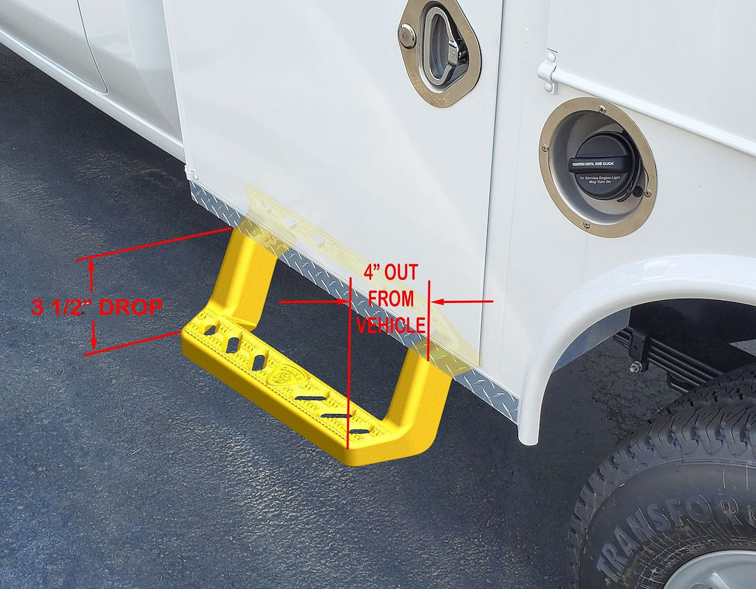 Carr 150101-1 Service-Truck Box Step, 500-lb Capacity - image 4