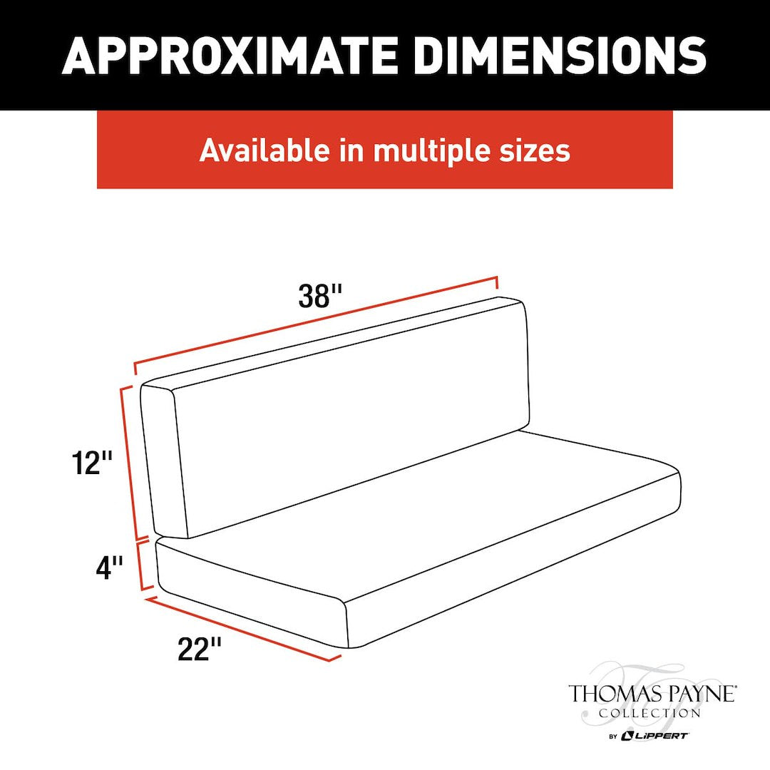 Lippert Components 2021100434 Dinette Cushion - image 2