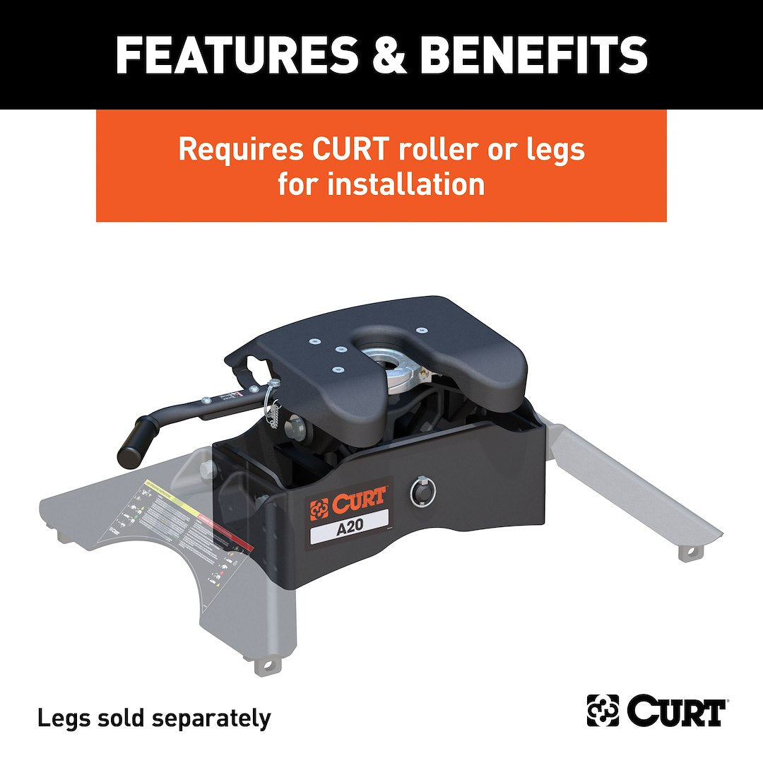 Curt 16540 Fifth Wheel Trailer Hitch Head - image 10
