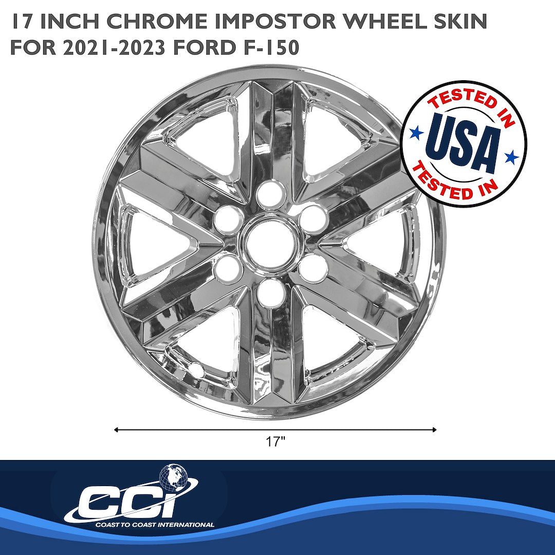 Coast To Coast IMP477X F-150 Chrome 17-Inch Wheel Skin - image 2
