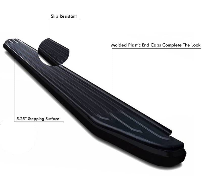 Black Horse Offroad Peerless Running Board PR-HOCRBK17 - image 2