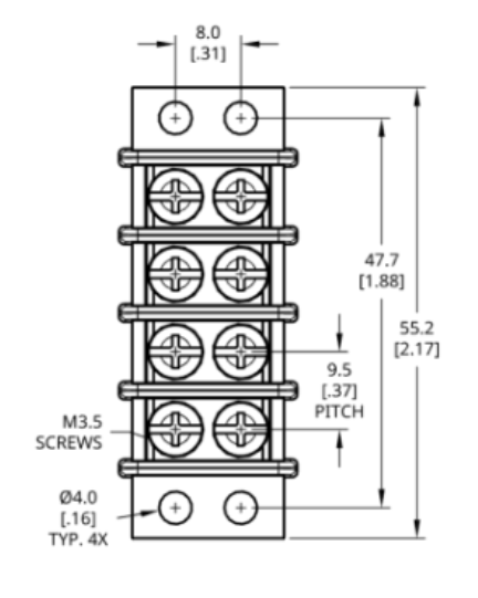Egis 2220-04 Wire Connection Terminal Block