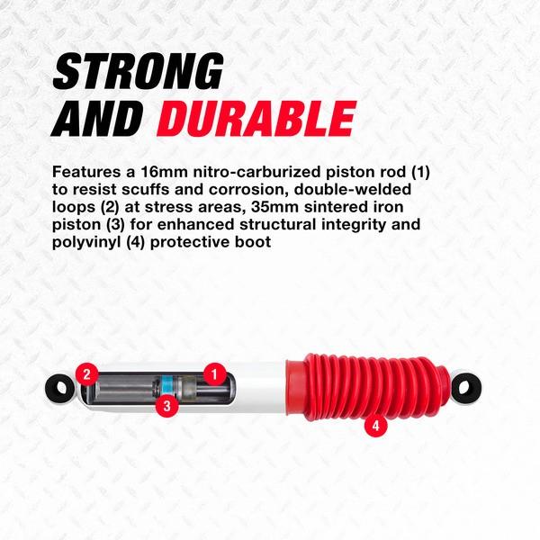 Rancho RS55256 Nitrogen Gas RS5000X Shock