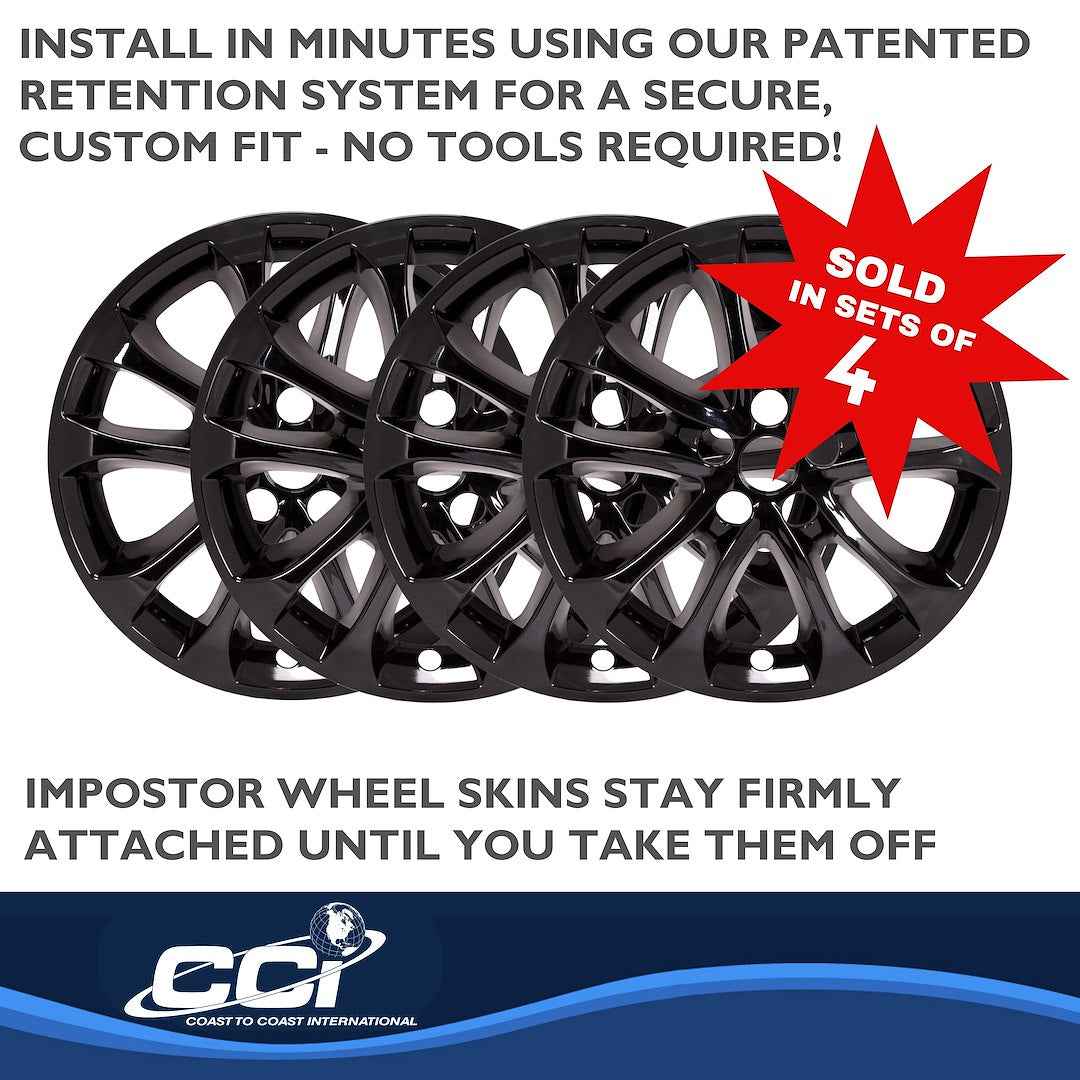 Coast To Coast IMP471BLK Fusion Black 17-Inch Wheel Skins