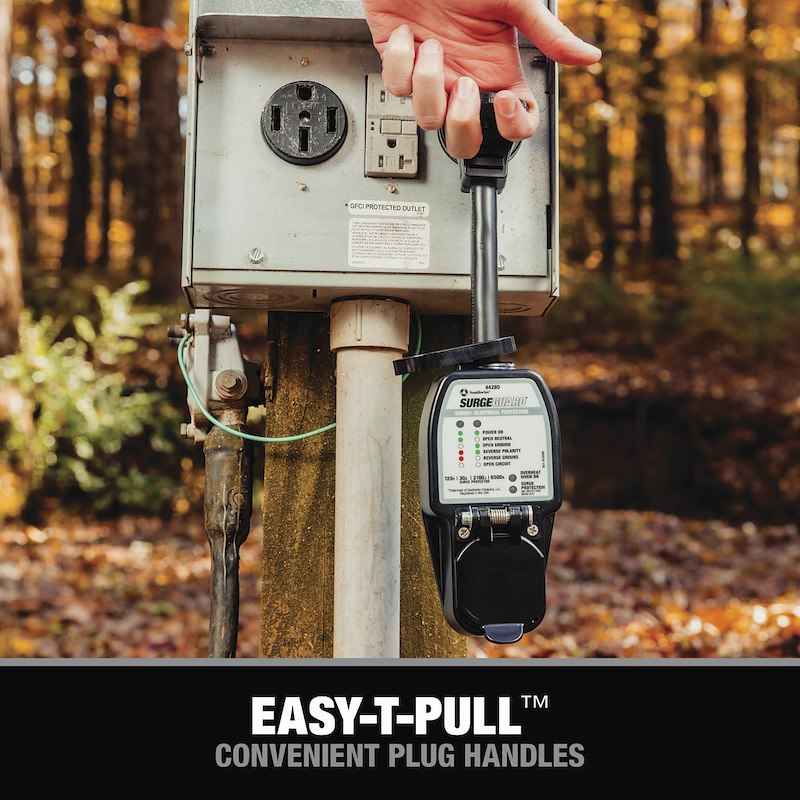 Surge Guard 44280 Portable RV Surge Protector – 30 Amp