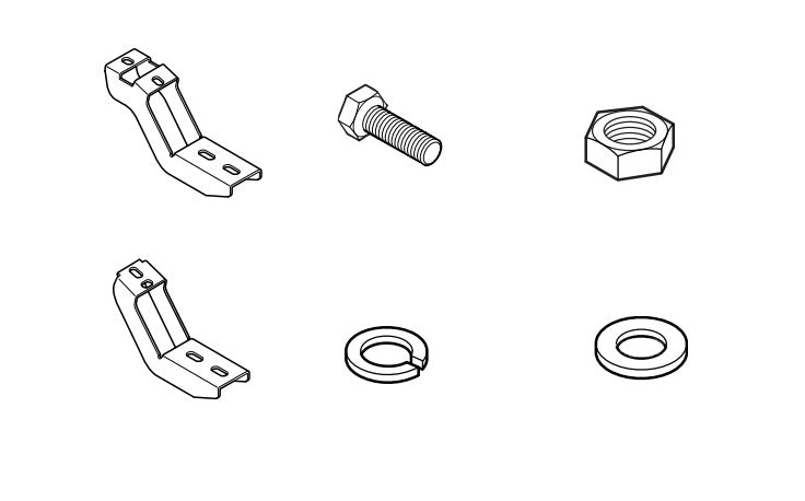 Raptor RB-0400-BK Running Board Mounting Kit