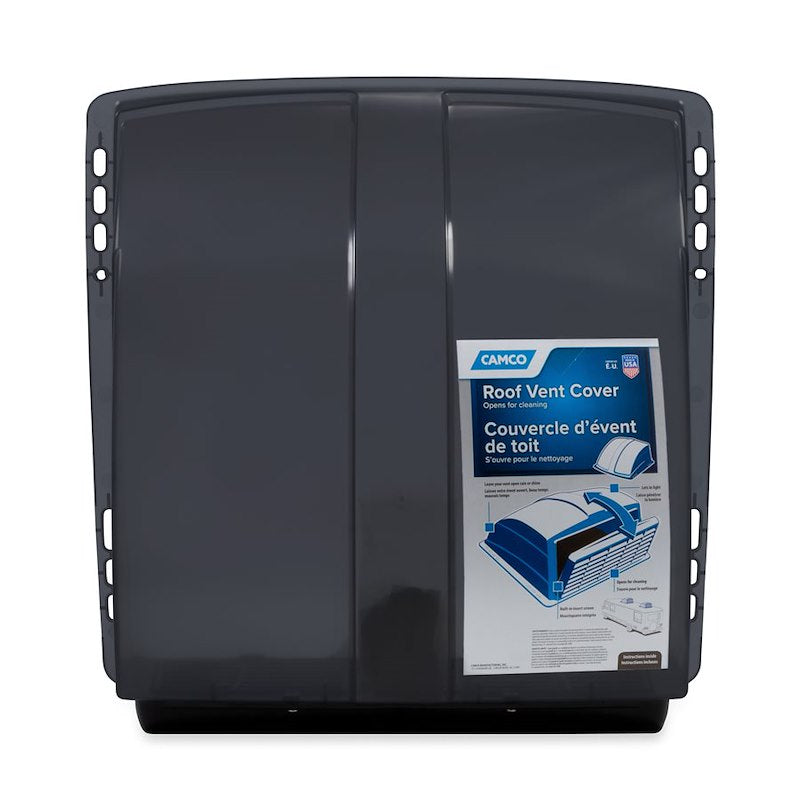 Camco 40453 RV Roof Vent Cover for 14" x 14" Vents – Smoke