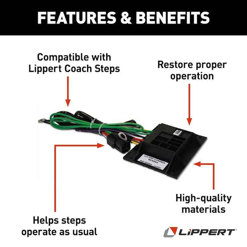 Lippert 301702 Entry Step Control Module – Coach Step Electric Step
