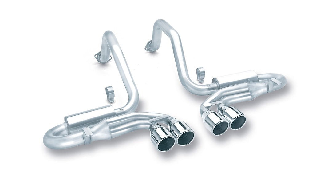Borla S-Type Classic Cat Back System Dual Quad Exhaust System Kit 140038 - image 1