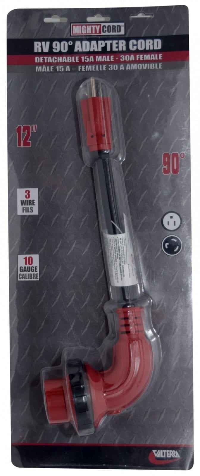 Valterra 1530D90VP 15A/30A RV Power Adapter - Pigtail