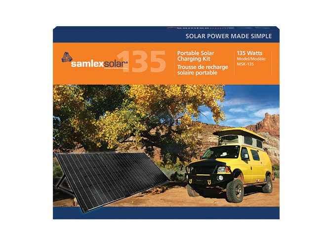 Samlex 135W Portable Solar Kit MSK-135 – Foldable Panels MSK-135