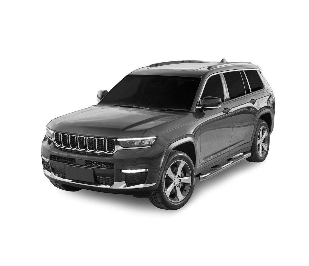 Black Horse Offroad With Surface Steps Round Nerf Bar 9B080205SS - image 4