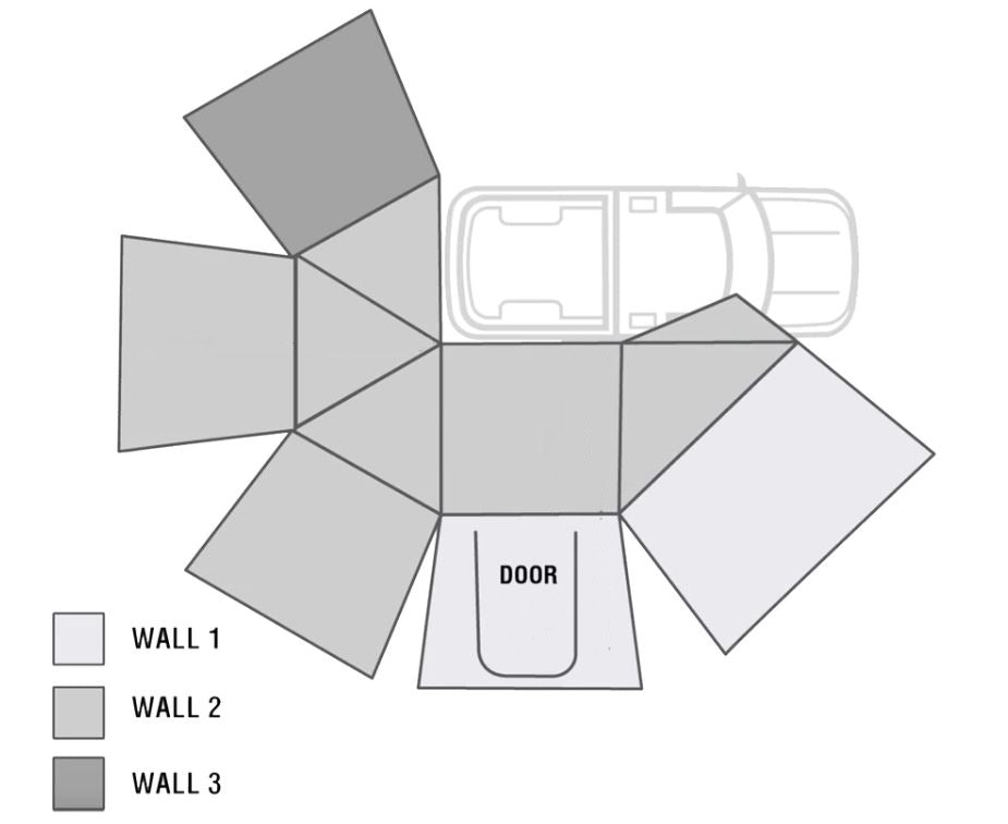 Overland Vehicle Systems 18149909 Awning Extension Panel - image 2