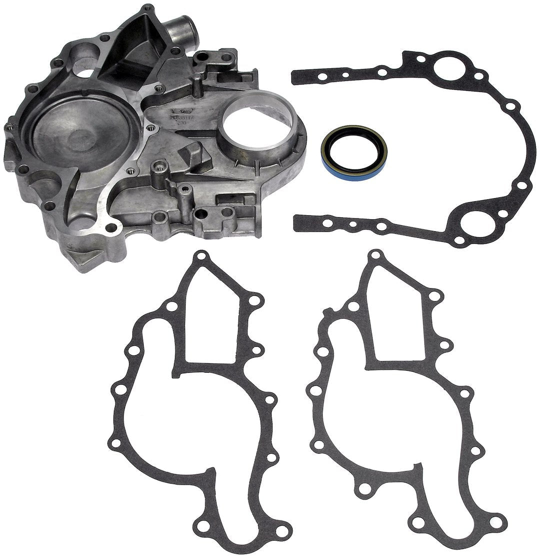 Dorman 635117 Natural Aluminum Timing Cover with Gaskets - image 1