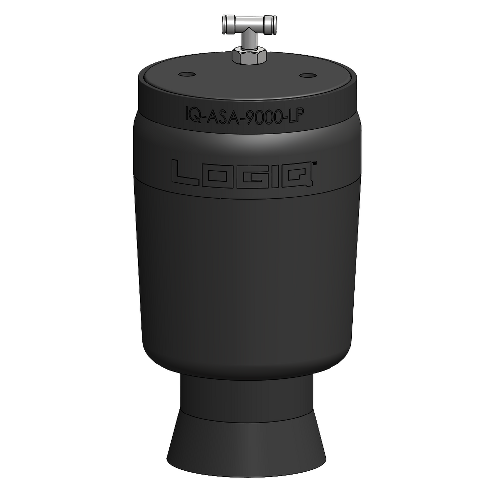 LOGIQ 88-90002 Replacement Helper Spring Bellows with Tee