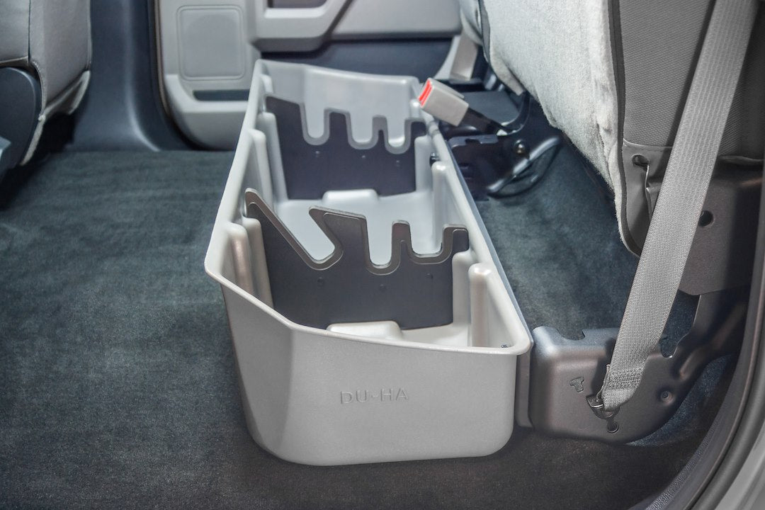 Du Ha 20111 Gray Two-Compartment Under-Rear-Seat Storage - image 3