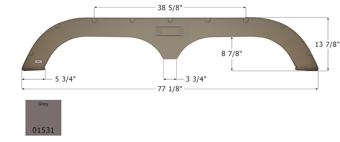 Icon 01531 Fender Skirt