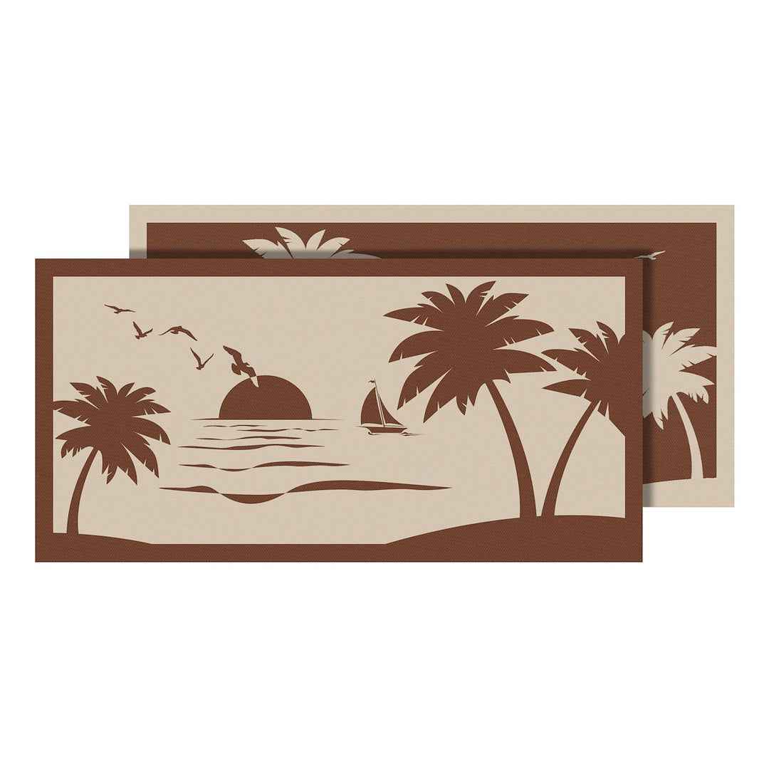 Faulkner 53001S Reversible Patio Mat - 18 ft x 9 ft