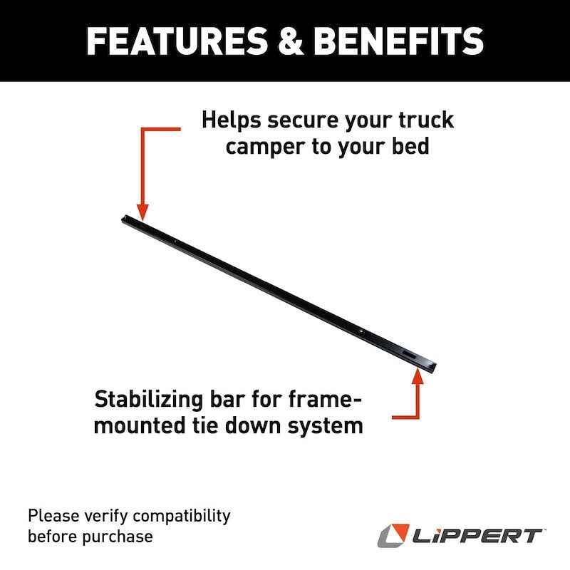 Happijac 182928 Camper Stabilizer Bar – Frame Mount Tie Down System