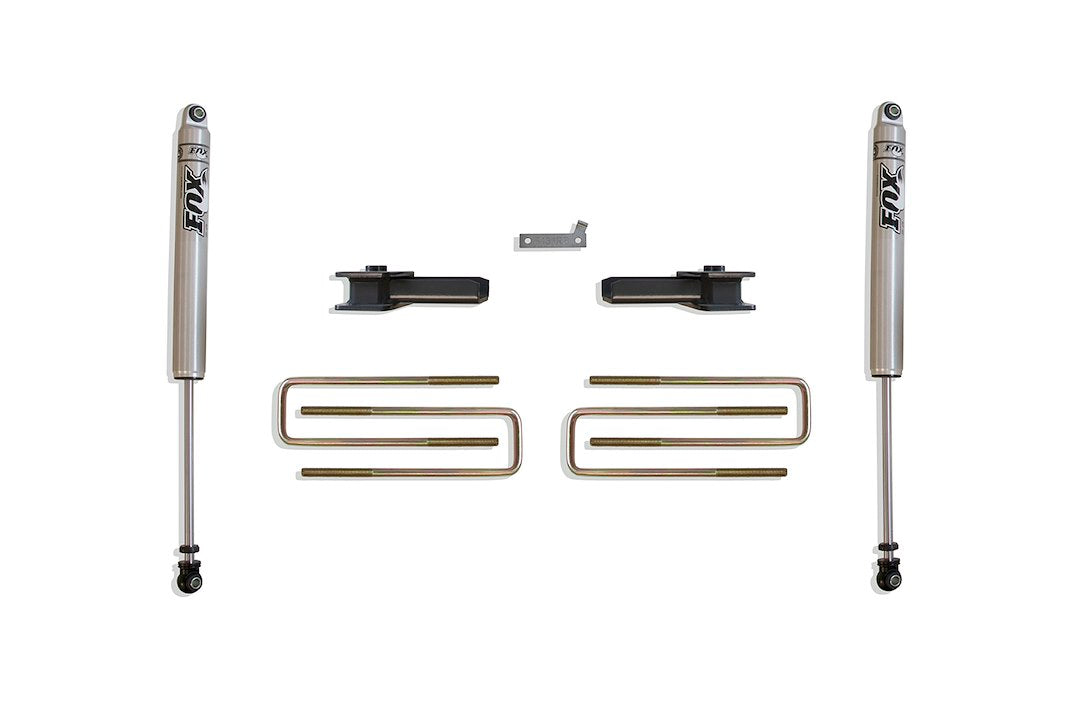 MaxTrac 903220F Blocks and U-Bolts with Rear FOX Shocks